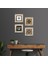 Nazar, Şahmeran Taş Duvar Tablosu Çerçeveli Duvar Dekoru 4 Parça Tablo Seti Wall Art T4-1804 1