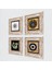 Nazar, Şahmeran Taş Duvar Tablosu Çerçeveli Duvar Dekoru 4 Parça Tablo Seti Wall Art T4-1804 2