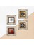 Nazar, Nar Taş Duvar Tablosu Çerçeveli Duvar Dekoru 4 Parça Tablo Seti Wall Art T4-1806 5