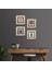 Hayat Ağacı, Nar, Nar Ağacı, Fatma Ana Eli (Hamsa) Taş Duvar Tablosu Çerçeveli Duvar Dekoru 4 Parça Tablo Seti Wall Art T4-107 1