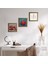 Elif, Nar Taş Duvar Tablosu Ahşap Çerçeveli Duvar Dekoru 3 Parça Tablo Seti Wall Art W3-811 1