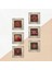 Nar, Desen Taş Duvar Tablosu Çerçeveli Duvar Dekoru 6 Parça Tablo Seti Wall Art T6-77 5