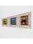 Van Gogh Ren Nehri, Süsenler, La Berceuse Taş Duvar Tablosu Çerçeveli Duvar Dekoru 3 Parça Tablo Seti Wall Art T3-516 2
