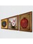 Stone Fil, Nazar, Şahmeran Ahşap Çerçeveli Taş Duvar Tablosu 3’lü Set – 25x25 cm Dekoratif Modern Sanat – Ev ve Ofis Dekoru |W3-278| 2