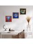 Fil, Hayat Ağacı, Şahmeran Ahşap Çerçeveli Taş Duvar Tablosu 3’lü Set – 25x25 cm Dekoratif Modern Sanat – Ev ve Ofis Dekoru |W3-322| 1