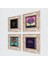 Hayat Ağacı Taş Duvar Tablosu Çerçeveli Duvar Dekoru 4 Parça Tablo Seti Wall Art T4-1093 2