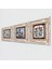 Çini Sanatı Lale, Yelkenli Gemi Çerçeveli Taş Duvar Tablosu 3’lü Set - Dekoratif Modern Sanat, Ev ve Ofis Dekoru |TK3-42| 2