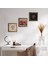 Hayat Ağacı, Nar Ahşap Çerçeveli Taş Duvar Tablosu 3’lü Set – 25x25 cm Dekoratif Modern Sanat – Ev ve Ofis Dekoru |W3-922| 1