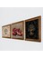 Hayat Ağacı, Nar Ahşap Çerçeveli Taş Duvar Tablosu 3’lü Set – 25x25 cm Dekoratif Modern Sanat – Ev ve Ofis Dekoru |W3-922| 2