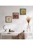 Lotus Çiçeği, Hayat Ağacı, Nar Taş Duvar Tablosu Ahşap Çerçeveli Duvar Dekoru 3 Parça Tablo Seti Wall Art W3-933 1