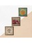Lotus Çiçeği, Hayat Ağacı, Nar Taş Duvar Tablosu Ahşap Çerçeveli Duvar Dekoru 3 Parça Tablo Seti Wall Art W3-933 5