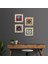 Ebru Sanatı, Fil, Tavus Kuşu, Nazar Taş Duvar Tablosu Çerçeveli Duvar Dekoru 4 Parça Tablo Seti Wall Art T4-345 1