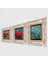 Van Gogh Badem Ağacı, Nar Taş Duvar Tablosu Çerçeveli Duvar Dekoru 3 Parça Tablo Seti Wall Art T3-793 2
