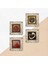 Vav, Nazar, Nar, Bereket Duası Taş Duvar Tablosu Çerçeveli Duvar Dekoru 4 Parça Tablo Seti Wall Art T4-219 5