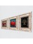 Hayat Ağacı, Nar Taş Duvar Tablosu Çerçeveli Duvar Dekoru 3 Parça Tablo Seti Wall Art T3-815 2