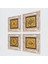 Elhamdülillah, La İlahe İllallah, SübhanAllah, Mührü Şerif Taş Duvar Tablosu Çerçeveli Duvar Dekoru 4 Parça Tablo Seti Wall Art T4-1998 2