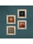 Yaşam Çiçeği, Sri Yantra, Hayat Ağacı, Nar Taş Duvar Tablosu Çerçeveli Duvar Dekoru 4 Parça Tablo Seti Wall Art T4-499 4