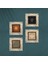 Yaşam Çiçeği, Lotus Çiçeği, Sri Yantra, Hayat Ağacı Çerçeveli Taş Duvar Tablosu 4’lü Set - Dekoratif Modern Sanat, Ev ve Ofis Dekoru |TK4-514| 4