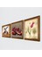 Lale Ebru Sanatı, Semazen, Nar Taş Duvar Tablosu Ahşap Çerçeveli Duvar Dekoru 3 Parça Tablo Seti Wall Art W3-867 2