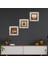Stone Minimalist, Bohem Çerçeveli Taş Duvar Tablosu 3’lü Set - Dekoratif Modern Sanat, Ev ve Ofis Dekoru |TK3-1710| 1
