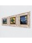 Van Gogh Zeytin Ağaçları, Süsenler, Yıldızlı Gece Çerçeveli Taş Duvar Tablosu 3’lü Set - Dekoratif Modern Sanat, Ev ve Ofis Dekoru |TK3-580| 2