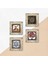Sri Yantra, Çini Sanatı, Semazen, Nar Ağacı Taş Duvar Tablosu Çerçeveli Duvar Dekoru 4 Parça Tablo Seti Wall Art T4-259 5