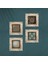 Yaşam Çiçeği, Hayat Ağacı, Sri Yantra Taş Duvar Tablosu Çerçeveli Duvar Dekoru 4 Parça Tablo Seti Wall Art T4-584 4