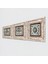 Çini Sanatı Taş Duvar Tablosu Çerçeveli Duvar Dekoru 3 Parça Tablo Seti Wall Art T3-171 2