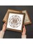 Nazar, Yaşam Çiçeği, Sri Yantra, Nar Ağacı Taş Duvar Tablosu Ahşap Çerçeveli Duvar Dekoru 4 Parça Tablo Seti Wall Art W4-1020 4
