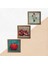 Ebru Sanatı, Nar Taş Duvar Tablosu Ahşap Çerçeveli Duvar Dekoru 3 Parça Tablo Seti Wall Art W3-838 5