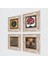 Yaşam Çiçeği, Semazen, Nazar, Nar Ağacı Taş Duvar Tablosu Çerçeveli Duvar Dekoru 4 Parça Tablo Seti Wall Art T4-594 2