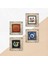 Nazar, Sri Yantra, Şahmeran Taş Duvar Tablosu Çerçeveli Duvar Dekoru 4 Parça Tablo Seti Wall Art T4-1519 5