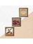 Lotus Çiçeği, Semazen, Nar Taş Duvar Tablosu Ahşap Çerçeveli Duvar Dekoru 3 Parça Tablo Seti Wall Art W3-874 5