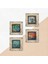 İstanbul Galata Kulesi, Kız Kulesi, Van Gogh İrisler, Badem Ağacı Taş Duvar Tablosu Çerçeveli Duvar Dekoru 4 Parça Tablo Seti Wall Art T4-757 5