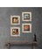 İstanbul Galata Kulesi, Kız Kulesi, Satranç Oyunu, İki Müzisyen Kız Taş Duvar Tablosu Çerçeveli Duvar Dekoru 4 Parça Tablo Seti Wall Art T4-759 1