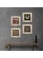 Yaşam Çiçeği, Sri Yantra, Şahmeran, Nar Çerçeveli Taş Duvar Tablosu 4’lü Set - Dekoratif Modern Sanat, Ev ve Ofis Dekoru |TK4-766| 1
