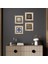 Stone Yaşam Çiçeği, Nazar, Sri Yantra Çerçeveli Taş Duvar Tablosu 4’lü Set - Dekoratif Modern Sanat, Ev ve Ofis Dekoru |TK4-588| 1