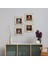 Stone Patili Ekselanslar Çerçeveli Taş Duvar Tablosu 4’lü Set - Dekoratif Modern Sanat, Ev ve Ofis Dekoru |TK4-61| 1