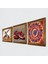 Mandala, Semazen, Nar Taş Duvar Tablosu Ahşap Çerçeveli Duvar Dekoru 3 Parça Tablo Seti Wall Art W3-888 2