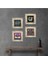Nazar, Yaşam Çiçeği, Hayat Ağacı, Şahmeran Taş Duvar Tablosu Çerçeveli Duvar Dekoru 4 Parça Tablo Seti Wall Art T4-796 1