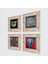 Fil, Yaşam Çiçeği, Şahmeran Çerçeveli Taş Duvar Tablosu 4’lü Set - Dekoratif Modern Sanat, Ev ve Ofis Dekoru |TK4-150| 2