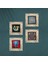 Fil, Yaşam Çiçeği, Şahmeran Çerçeveli Taş Duvar Tablosu 4’lü Set - Dekoratif Modern Sanat, Ev ve Ofis Dekoru |TK4-150| 4