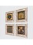 Yaşam Çiçeği, Semazen, Nazar Duası, Nazar Taş Duvar Tablosu Çerçeveli Duvar Dekoru 4 Parça Tablo Seti Wall Art T4-610 2