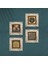 Yaşam Çiçeği, Semazen, Nazar Duası, Nazar Taş Duvar Tablosu Çerçeveli Duvar Dekoru 4 Parça Tablo Seti Wall Art T4-610 4