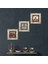 Çini Sanatı, Semazen, Nar Taş Duvar Tablosu Çerçeveli Duvar Dekoru 3 Parça Tablo Seti Wall Art T3-263 1