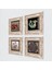 Ebru Sanatı, Yaşam Çiçeği, Şahmeran, Nar Taş Duvar Tablosu Çerçeveli Duvar Dekoru 4 Parça Tablo Seti Wall Art T4-772 2