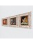 Picasso Avignonlu Kızlar, Ayna Karşısındaki Kız, Otoportre Taş Duvar Tablosu Çerçeveli Duvar Dekoru 3 Parça Tablo Seti Wall Art T3-601 2