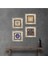 Nazar, Lotus Çiçeği, Yaşam Çiçeği, Hayat Ağacı Taş Duvar Tablosu Çerçeveli Duvar Dekoru 4 Parça Tablo Seti Wall Art T4-815 1