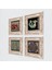 Yaşam Çiçeği, Şahmeran, Nar Taş Duvar Tablosu Çerçeveli Duvar Dekoru 4 Parça Tablo Seti Wall Art T4-774 2