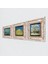 Van Gogh Şeftali Ağacı, Sarı Ev, Badem Ağacı Taş Duvar Tablosu Çerçeveli Duvar Dekoru 3 Parça Tablo Seti Wall Art T3-566 2